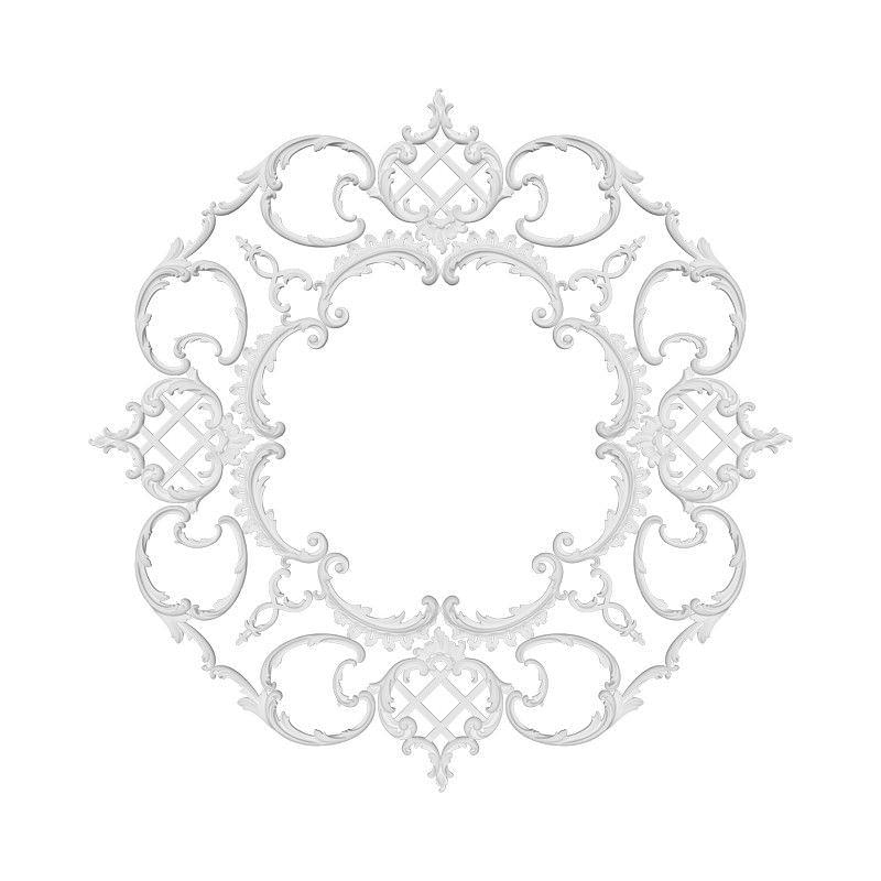 Лепнина Rodecor Розетка Розетка 87039RC 100x100x0