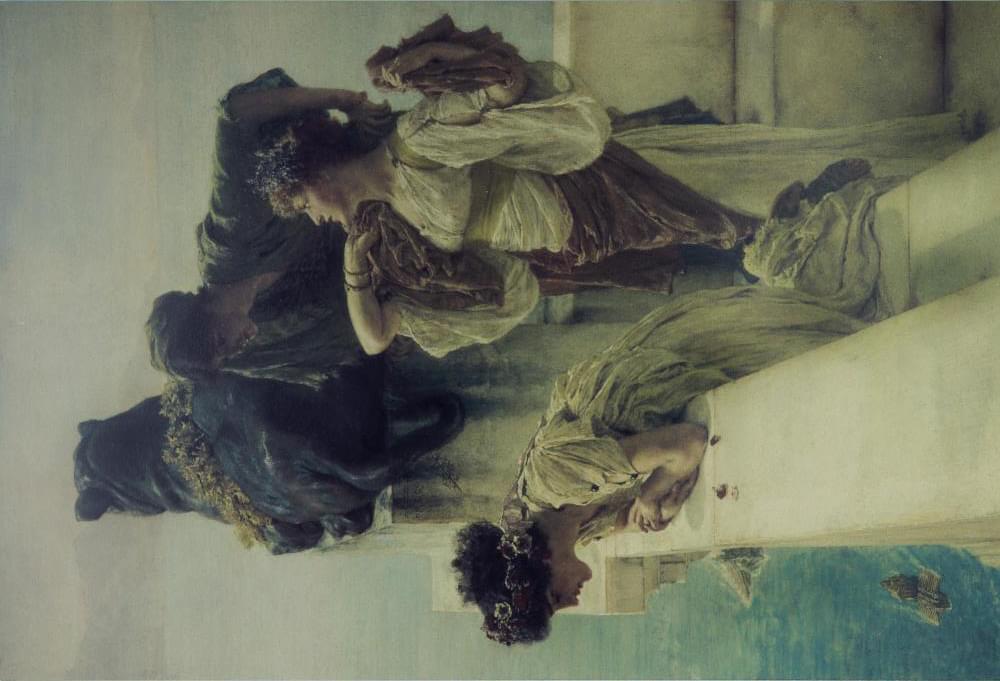Керамическая плитка Original Style Декор Alma Tadema A Coign Of Vantage 38x56