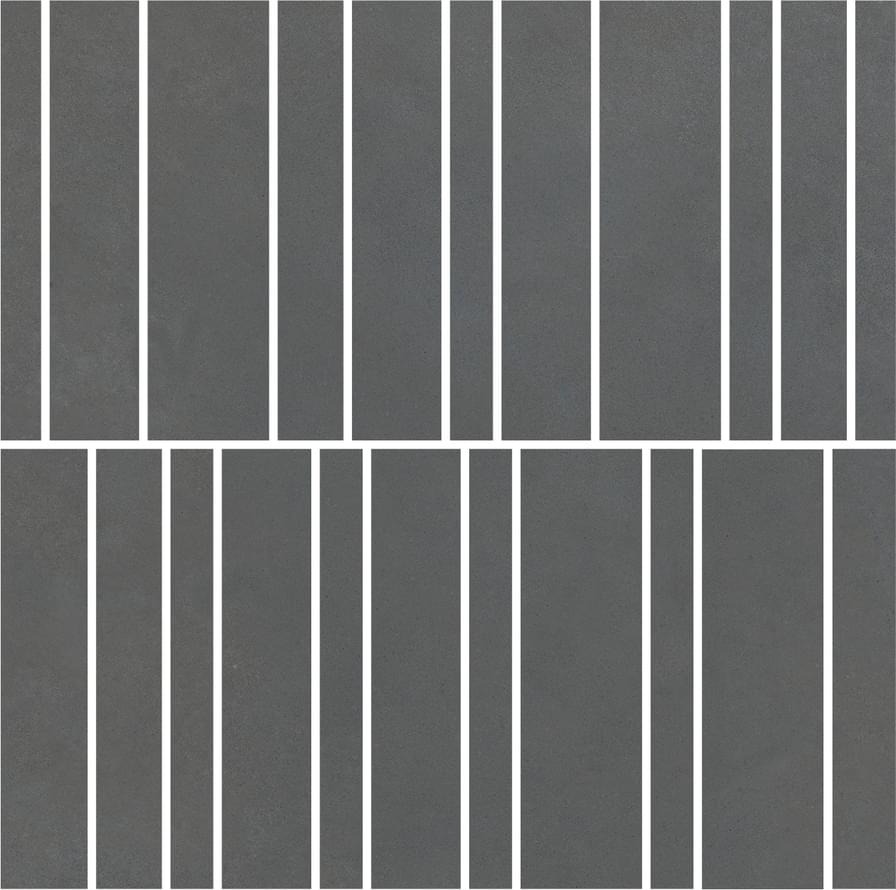 Мозаика Impronta Italgraniti Мозаика Nero Mosaico Listelli Strideup 30x30