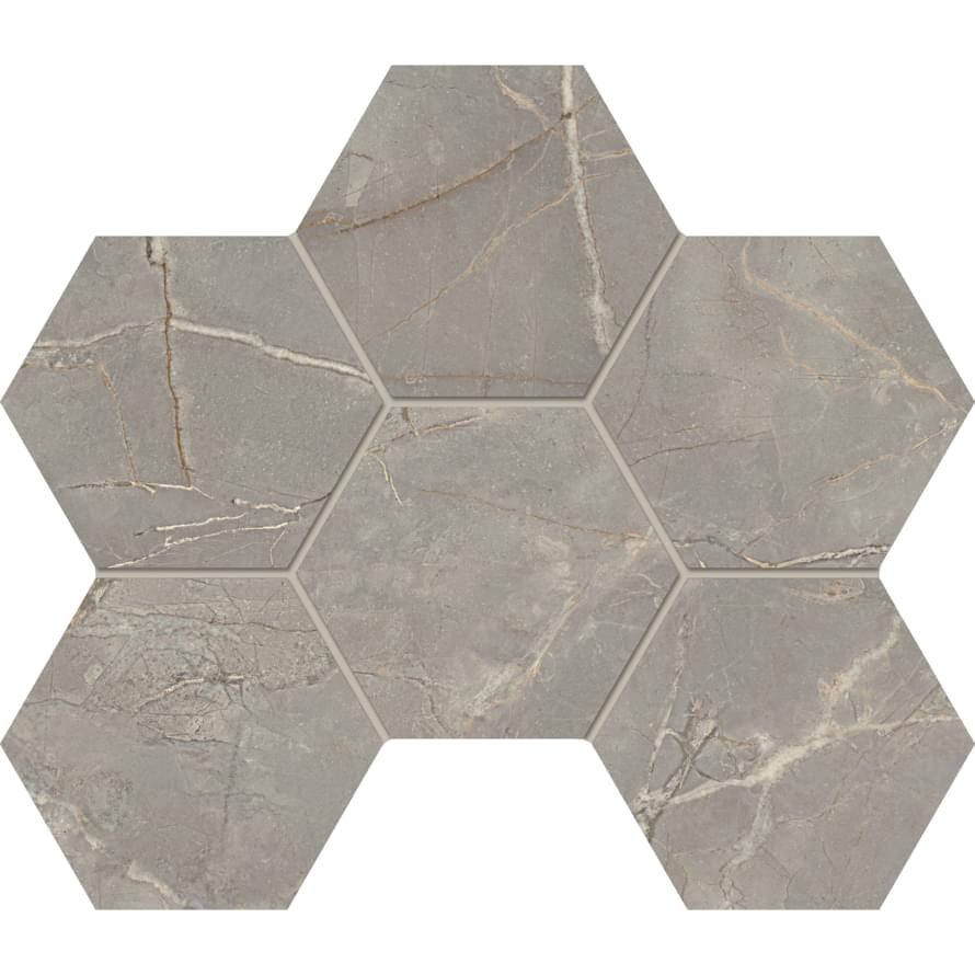 Мозаика Estima Мозаика Grey Hex Matt 25x28.5
