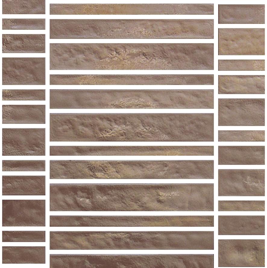 Мозаика Casa Dolce Casa Мозаика 04 Tortora Lux Modulo Listello Dritto 21x25