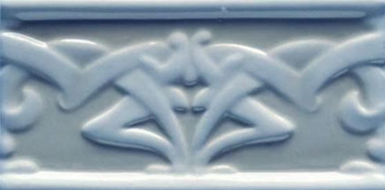 Керамическая плитка Ceramiche Grazia Бордюр Liberty Genziana 6.5x13