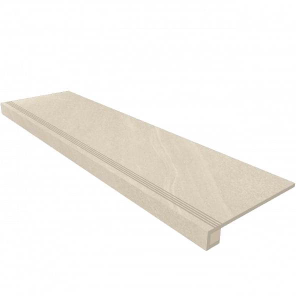 Керамогранит Estima Ступень White 33x120