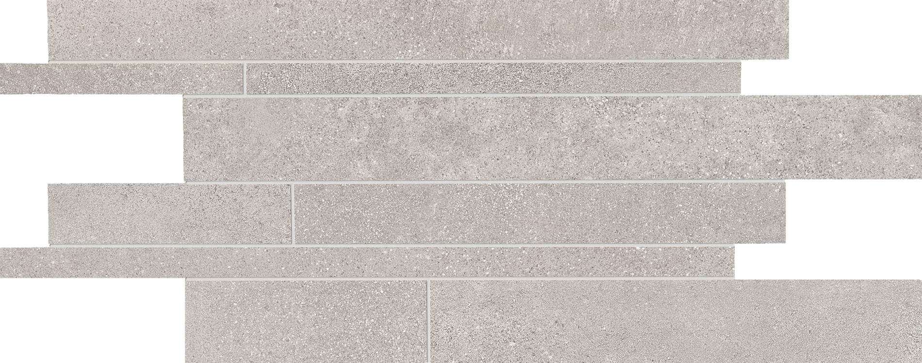 Мозаика Emil Ceramica Мозаика Listelli Sfalsati Concrete Naturale 30x60