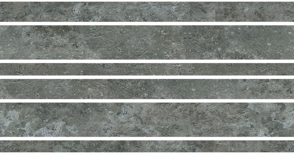 Мозаика Casa Dolce Casa Мозаика Limestone Coal Modulo Listello Sfalsato 21x40