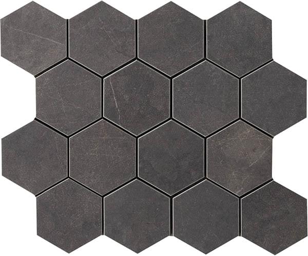 Мозаика Impronta Italgraniti Мозаика Pietra Grey Mosaico Esagona Fade 26x30