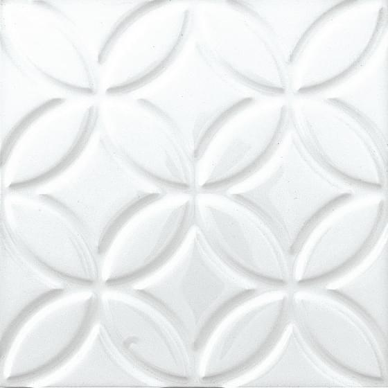 Керамическая плитка Adex Декор Liso Botanical Blanco Z 15x15