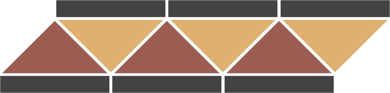 Керамогранит TopCer Бордюр Border Black Stand 42x21.4