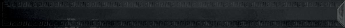Керамическая плитка Versace Бордюр Listello Diamantato Black 5x60