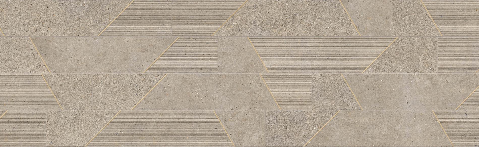 Керамогранит Impronta Italgraniti Бордюр Taupe Listello Mix Bronzo 20x120