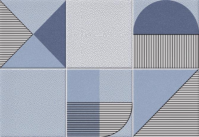 Керамическая плитка Vives Декор Nago Indigo 23x33.5