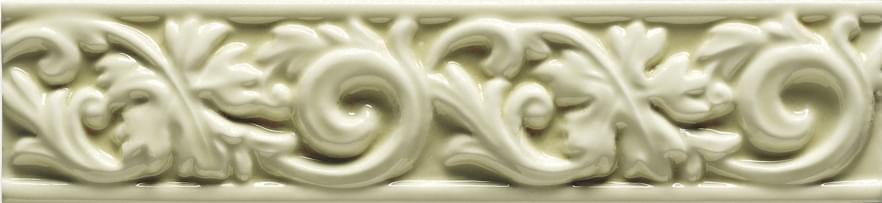 Керамическая плитка Ceramiche Grazia Бордюр Voluta Felce Craquele 6x26