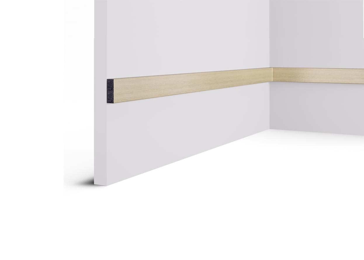 Лепнина Cosca Decor Рейка Рейка 053 Золото Матовое 3000 мм 3x300x1