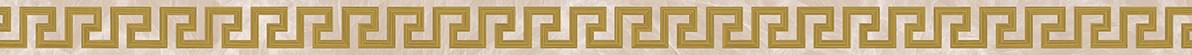 Керамогранит Versace Бордюр Listello Greca Lappato Miele Oro 2.7x60