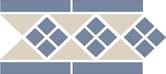 TopCer Octagon Border Lisbon White Blue