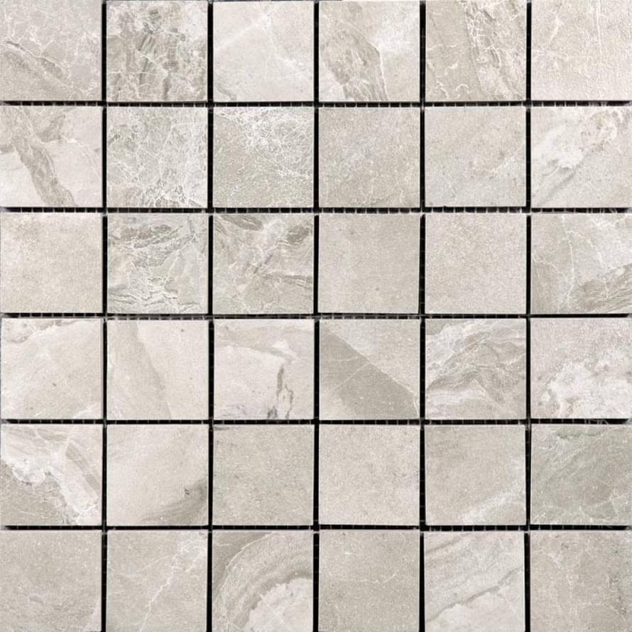 Ceracasa Dolomite Mosaico Cinder Plata 5x5