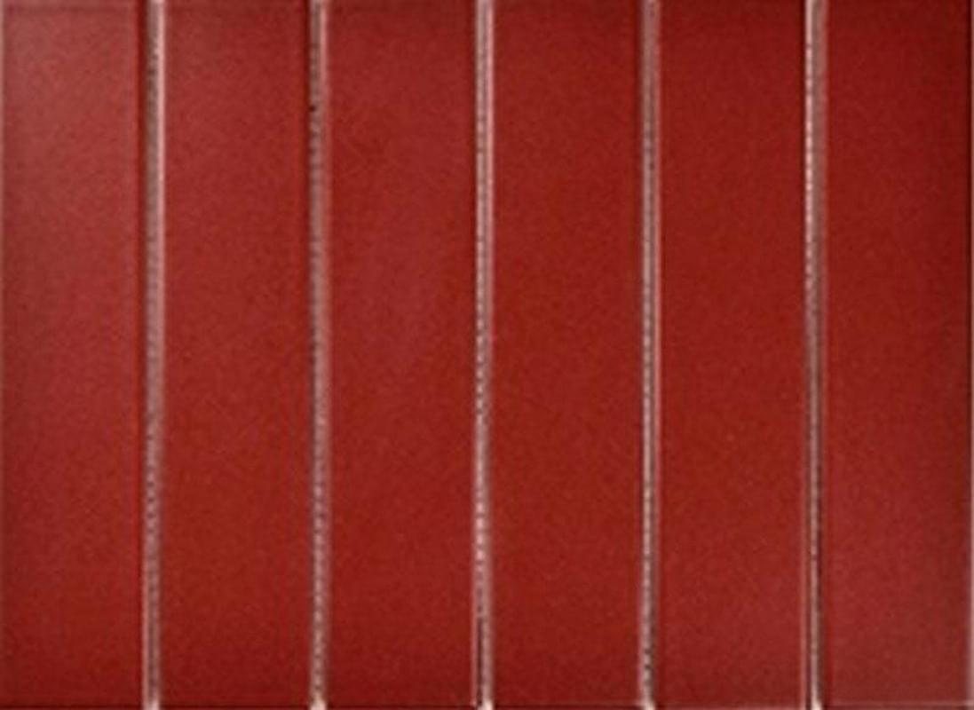 Мозаика Porcelain Mosaic Мозаика Mosaic 4.5X19.5 Красная Матовая Y45P846 19.5x28.8