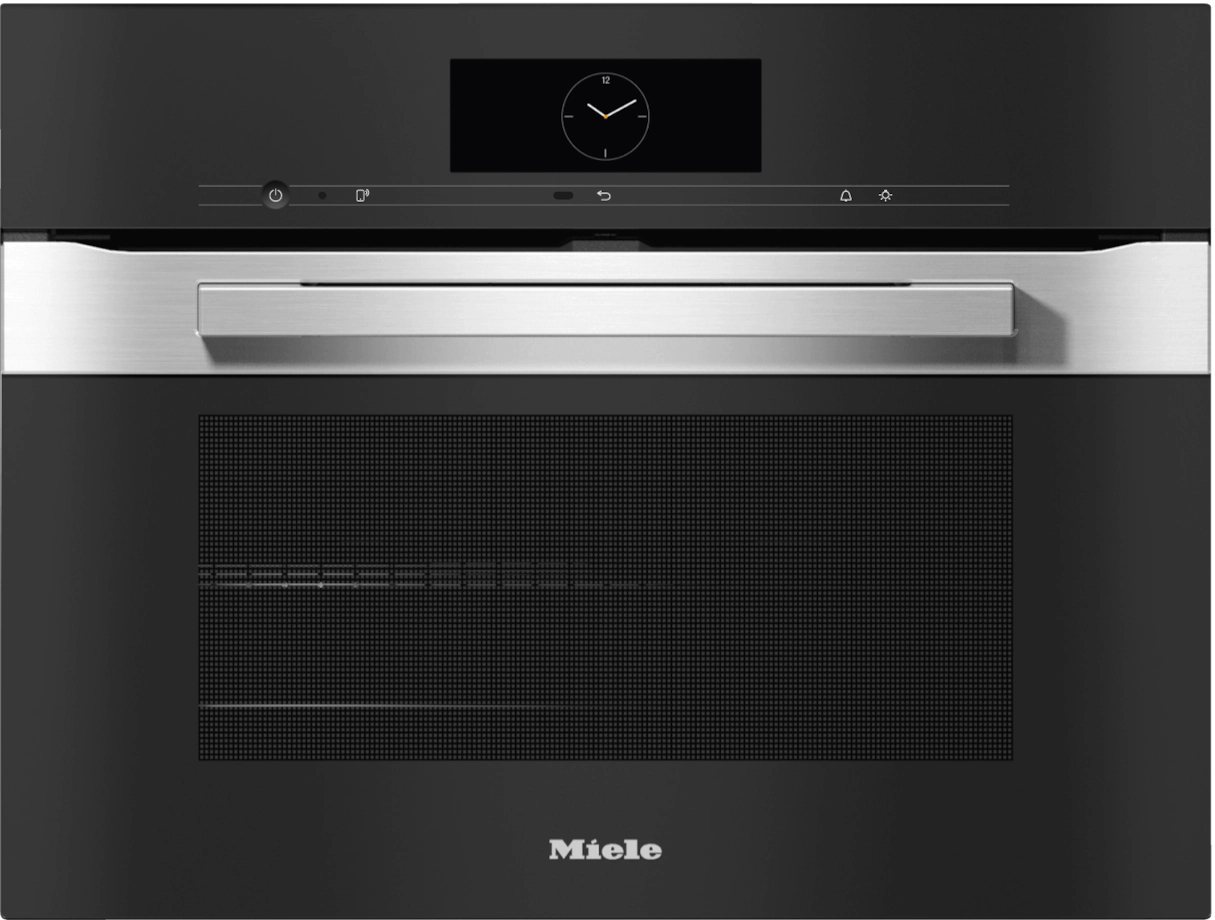 Духовой шкаф компактный Miele H7840BP CLST нержавеющая сталь
