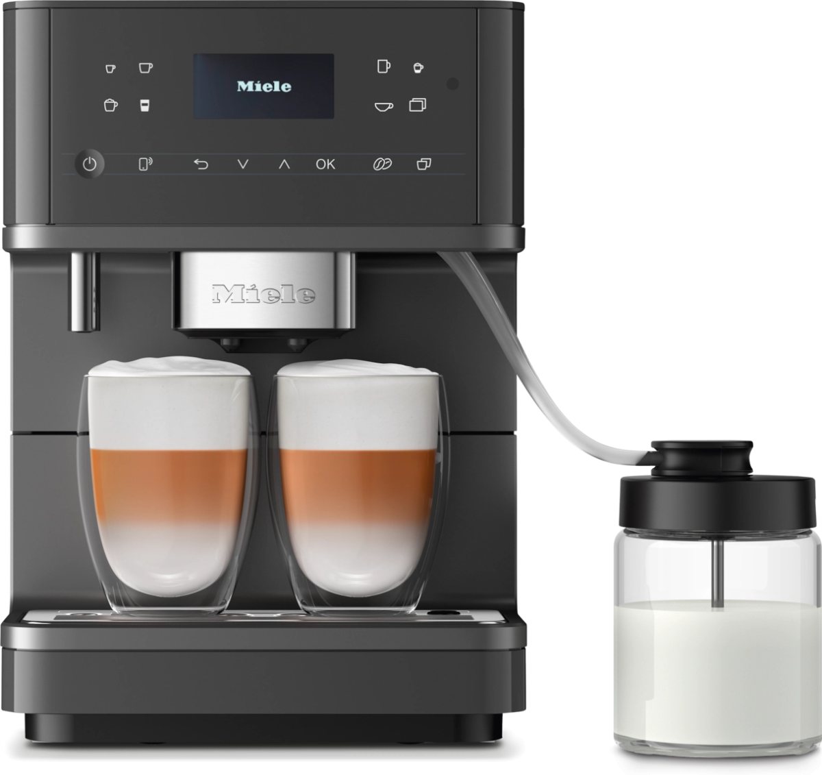 Кофемашина Miele CM 6560 MilkPerfection GRPF графитовый серый/перламутр