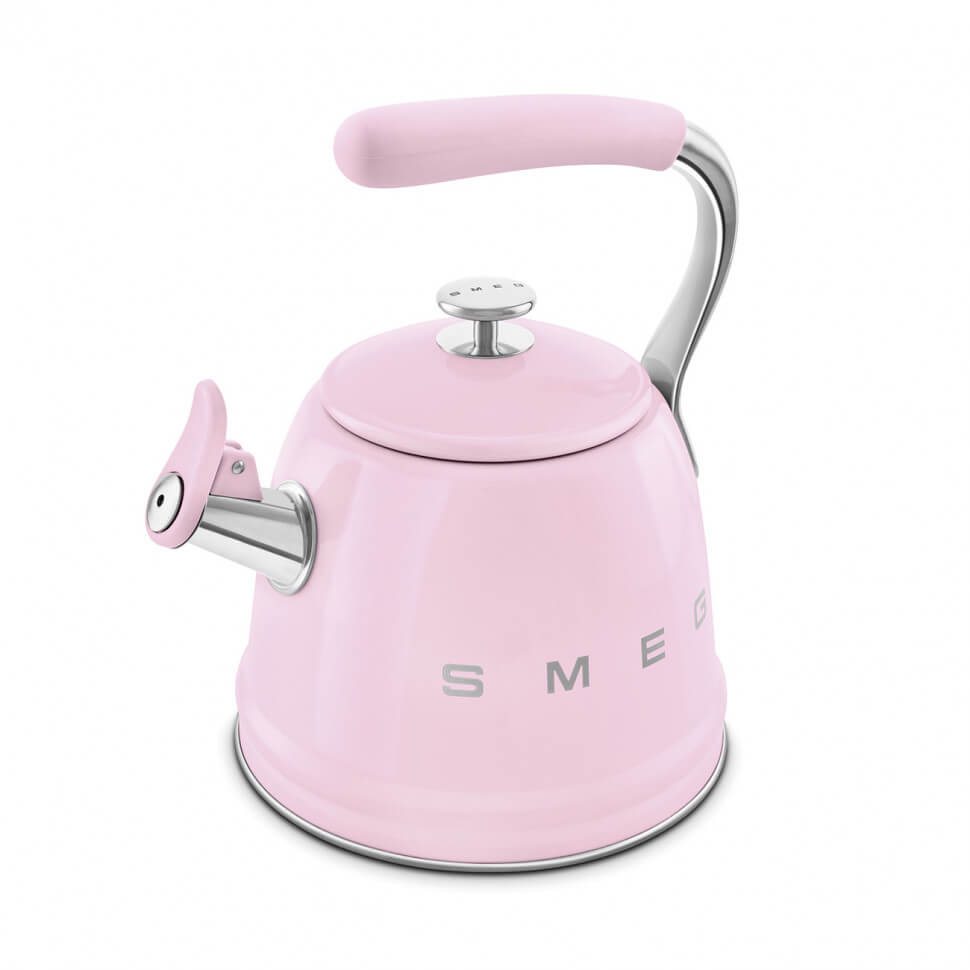 Чайник со свистком Smeg WKF01PK