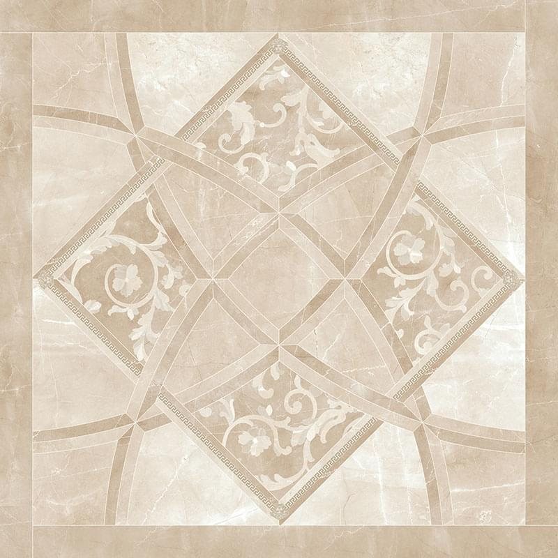 Керамогранит Versace Декор Fondo Intarsio Crema Marfil Ret. 78x78