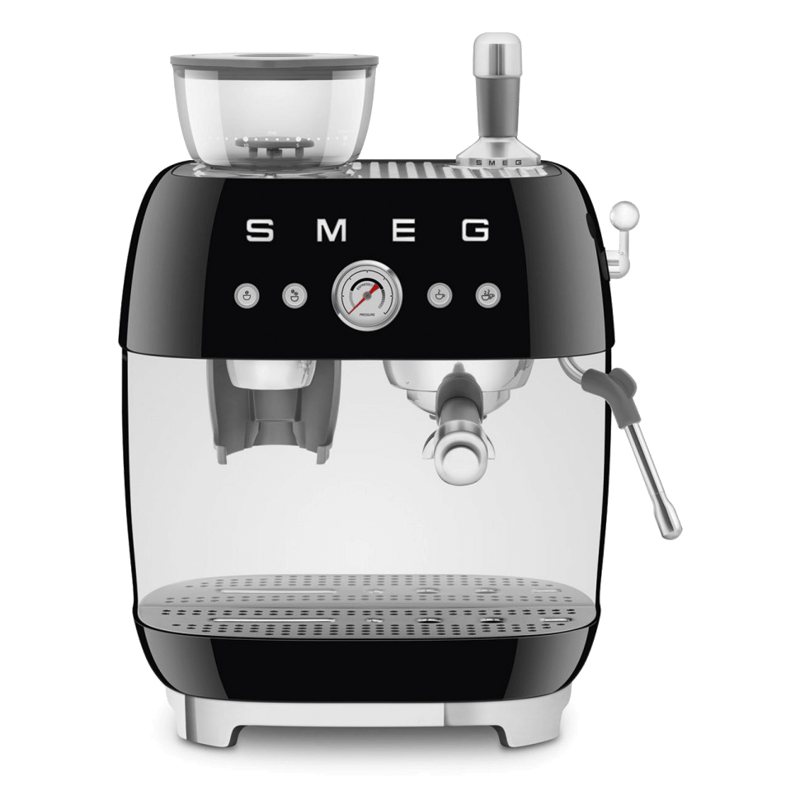 Кофемашина-эспрессо со встроенной кофемолкой SMEG EGF03BLEU черный