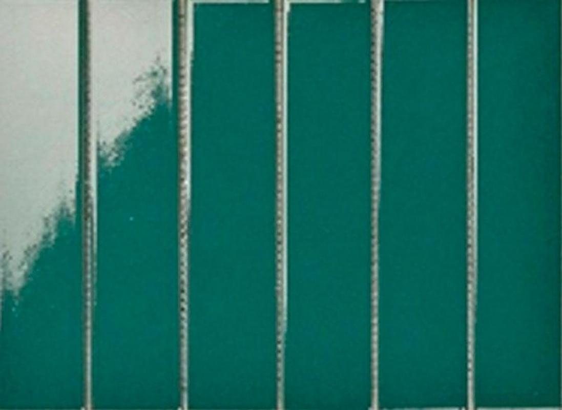 Мозаика Porcelain Mosaic Мозаика Mosaic 4.5X19.5 Зеленая Глянцевая Y45P711 19.5x28.8
