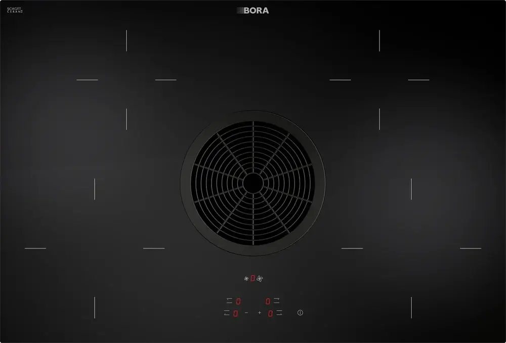 Cтеклокерамическая варочная панель BORA Hyper с встроенной вытяжкой (рециркуляция) BHU