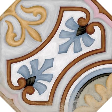 Керамогранит Vives Декор Octogono Diglas Multicolor 20x20