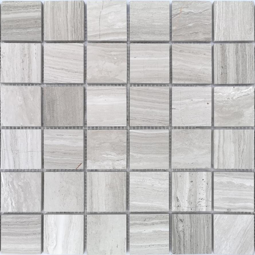 Caramelle Pietrine Travertino Silver Pol 48x48