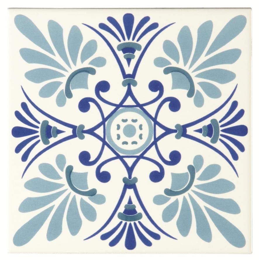 Керамическая плитка Original Style Декор Orleans Blue 15.2x15.2