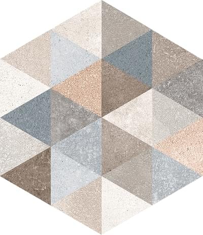 Керамогранит Vives Декор Hexagono Fingal 23.3x26.6