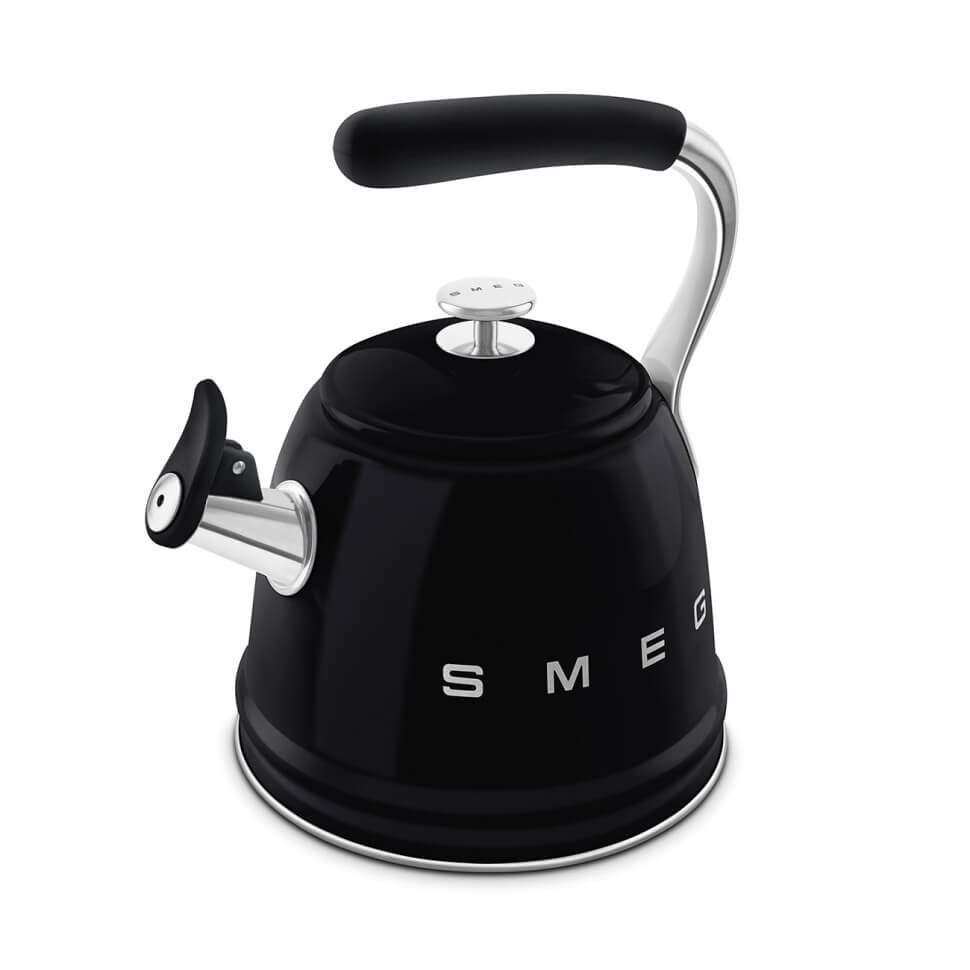 Чайник со свистком Smeg CKLW2001BL