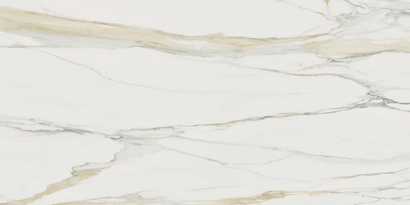 Керамогранит Rex Фон Calacatta Gold Glossy 6 mm 60x120