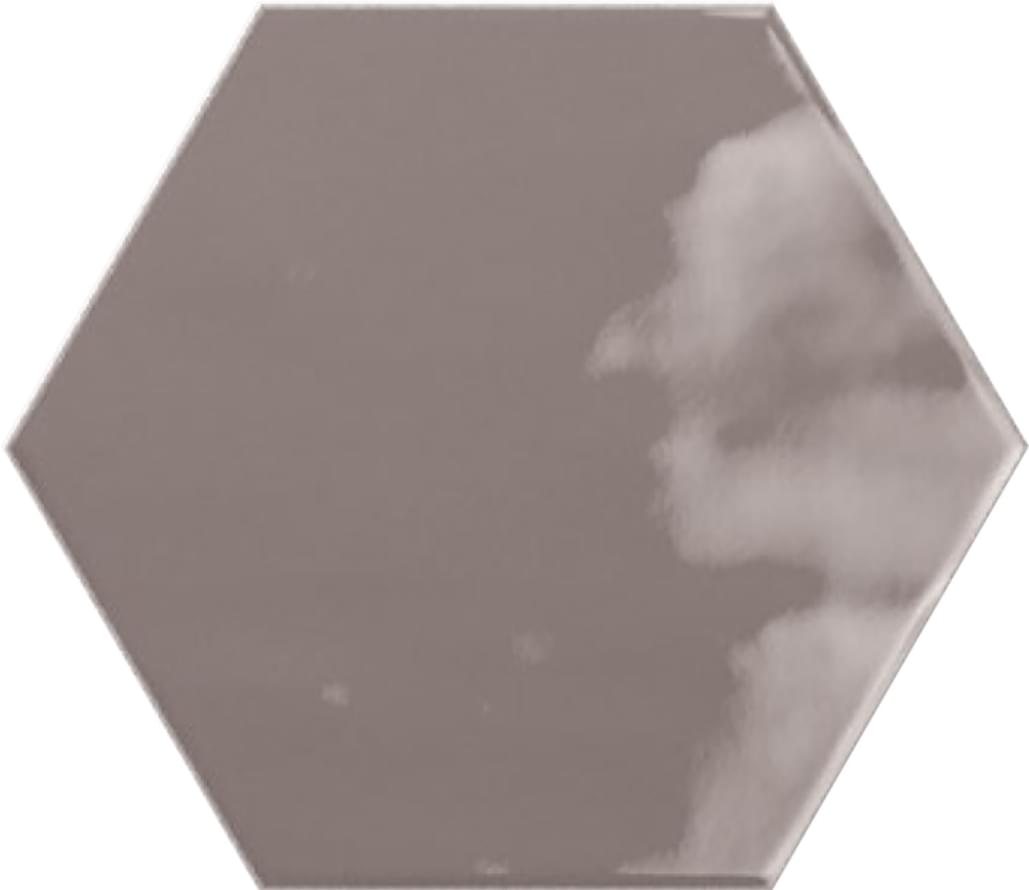 Ribesalbes Geometry Hex Charcoal Glossy
