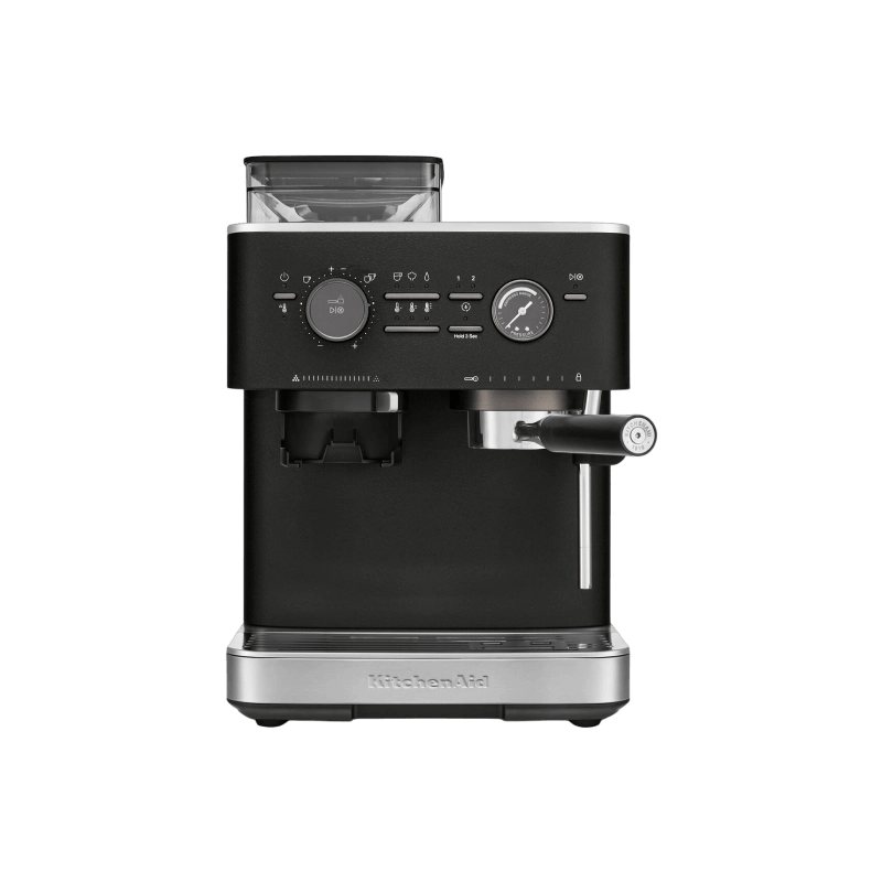Полуавтоматическая кофемашина KitchenAid 5KES6551EBK чёрный чугун