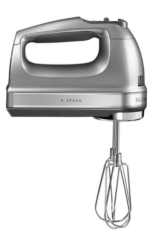 Ручной миксер KitchenAid, серебристый, 5KHM9212ECU