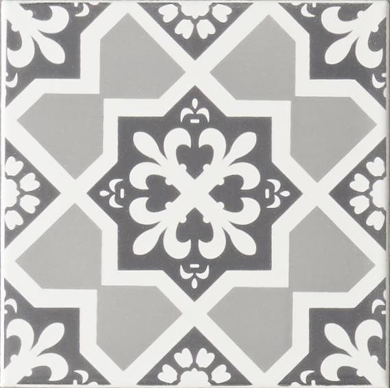 Керамическая плитка Original Style Декор Liberte Grey 15.2x15.2