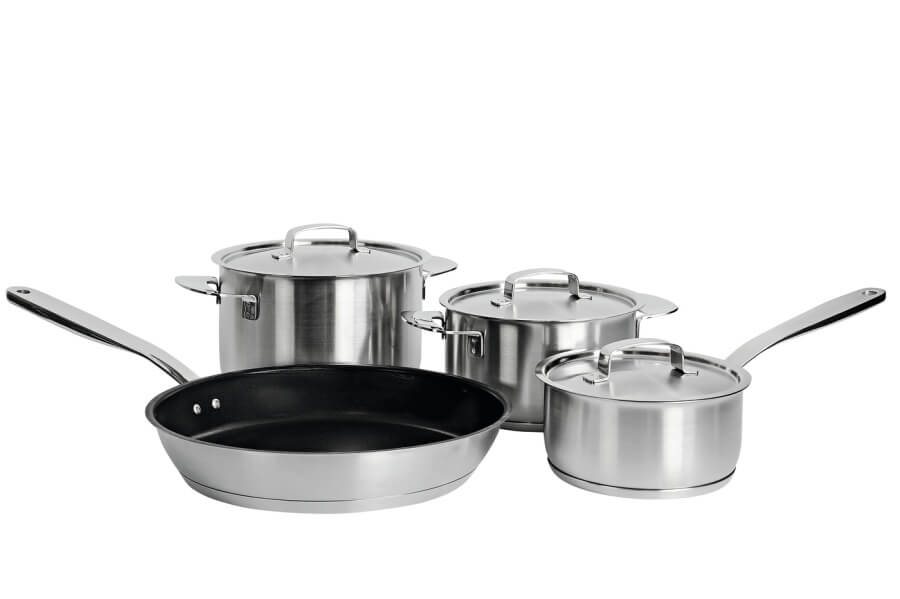 KMTS 5704-2 | Комплект посуды All Steel с логотипом Miele (4 предмета)