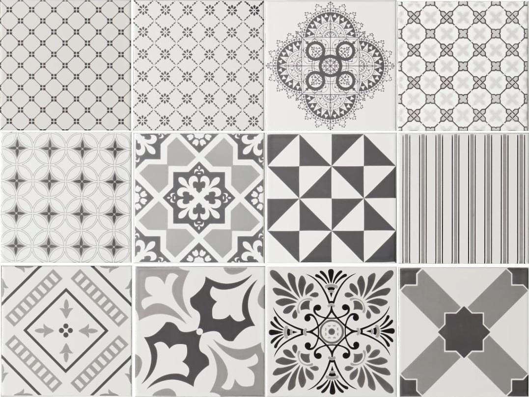 Керамическая плитка Original Style Декор Grey Tapestry Collection 45.6x60.8