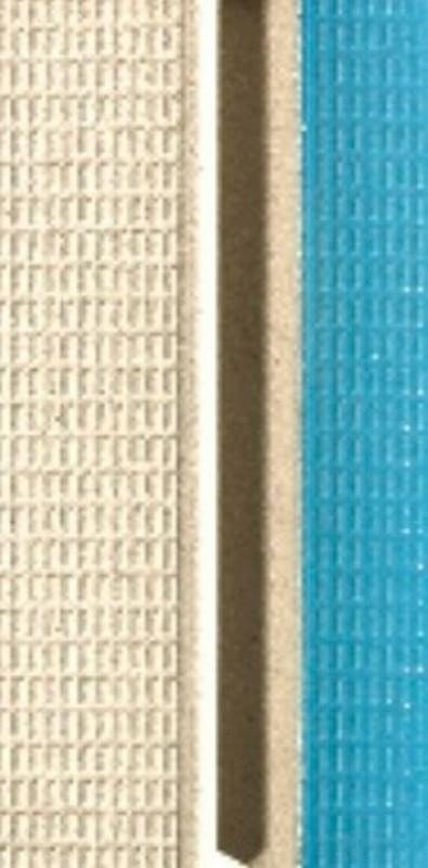 Керамогранит Porcelain Mosaic Спецэлемент Рукохват Yc3A 1 Бежевый Голубой Zz 11.9x24.4