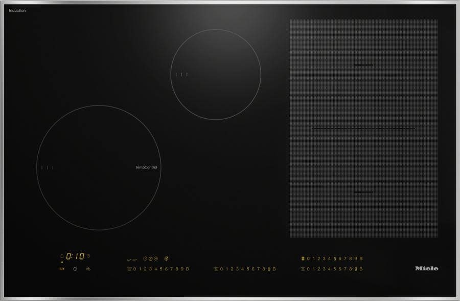 Индукционная варочная панель конфорок Miele KM7679 FR сталь