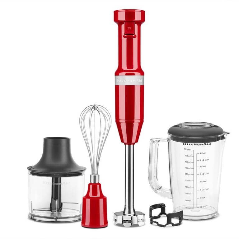Погружной блендер KitchenAid, 5KHBV83EER, красный