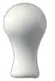 Керамическая плитка Ceramiche Grazia Спецэлемент Angolo Bordura White 2x3.5