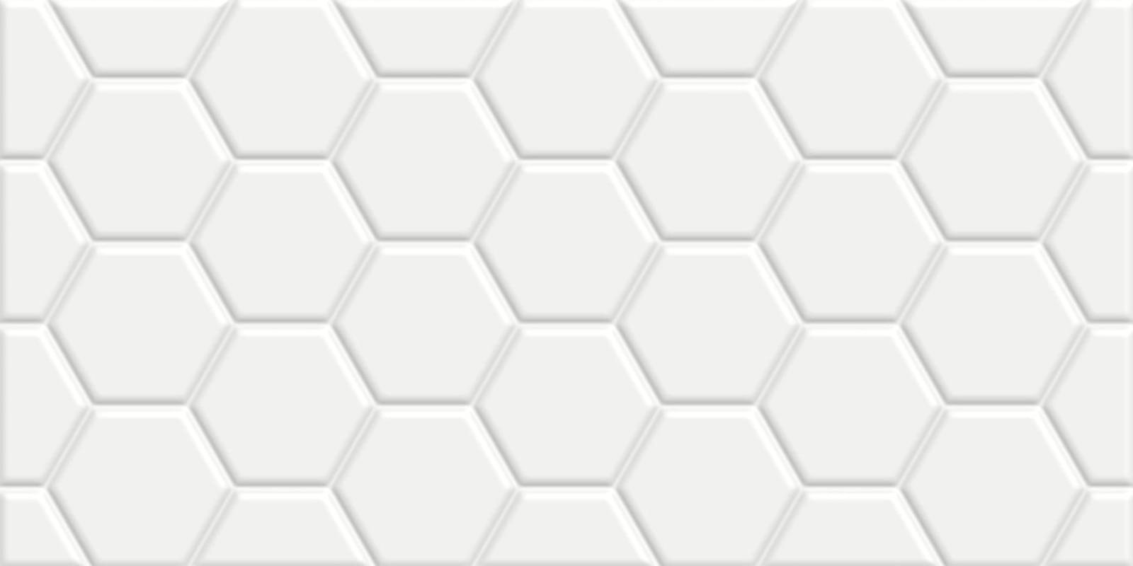 New Trend Edelweiss Hexagon White