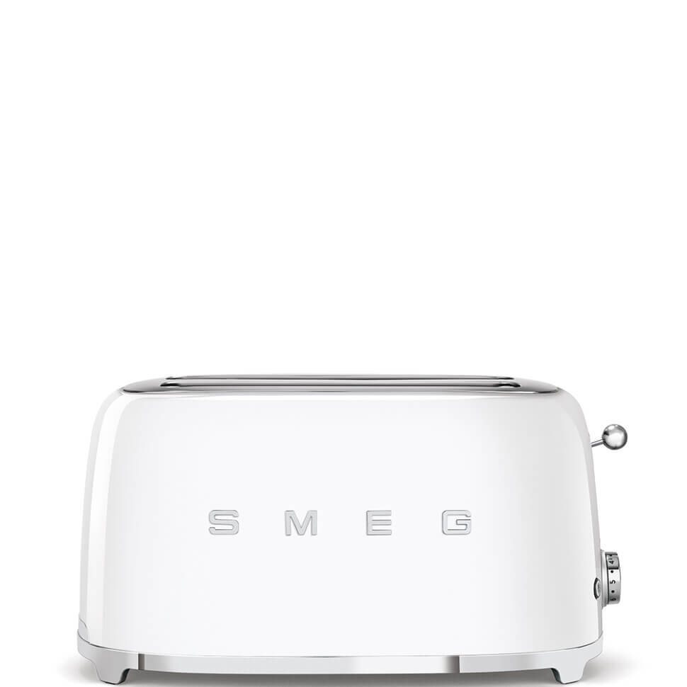 Тостер на 4 ломтика Smeg TSF02WHEU
