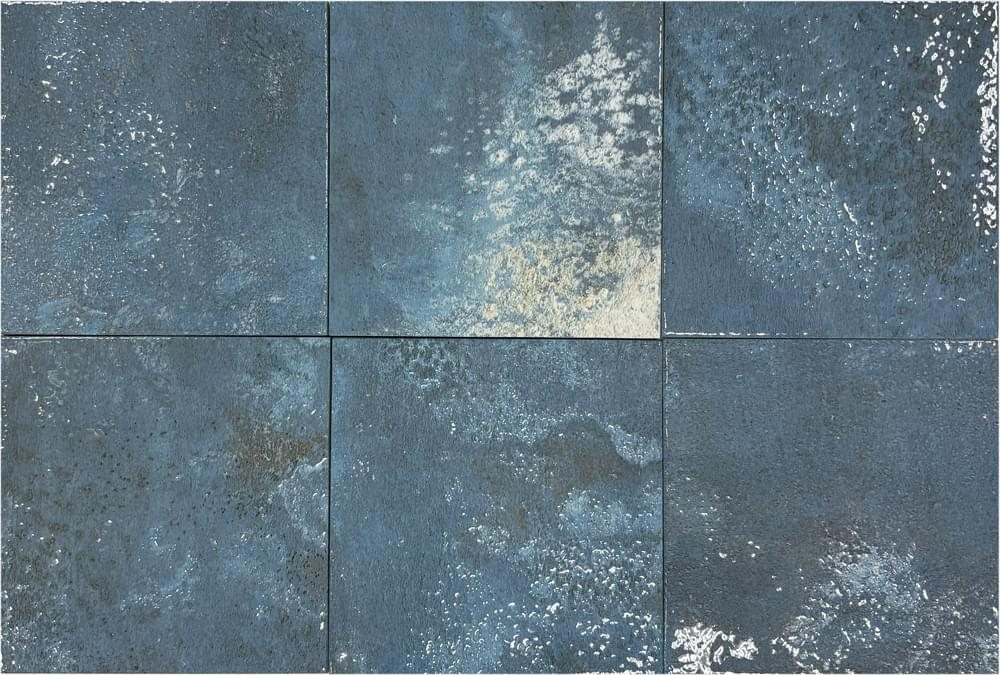 Керамогранит Kerastep Фон Blue Gloss 15x15