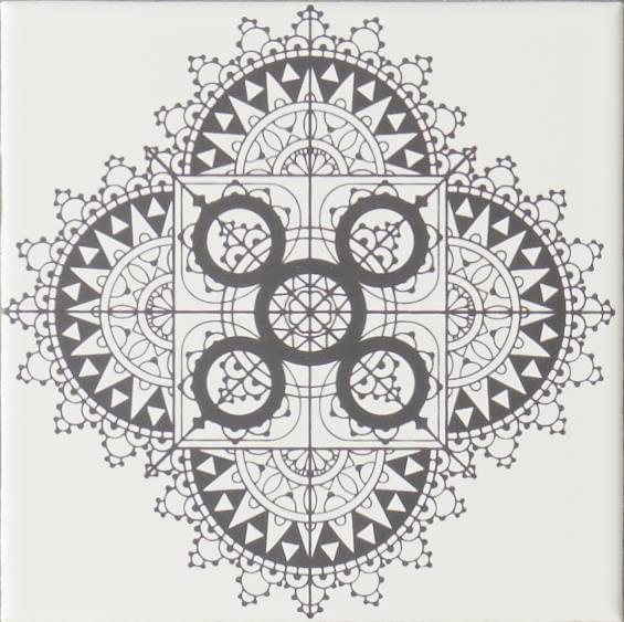 Керамическая плитка Original Style Декор Chantilly Grey 15.2x15.2