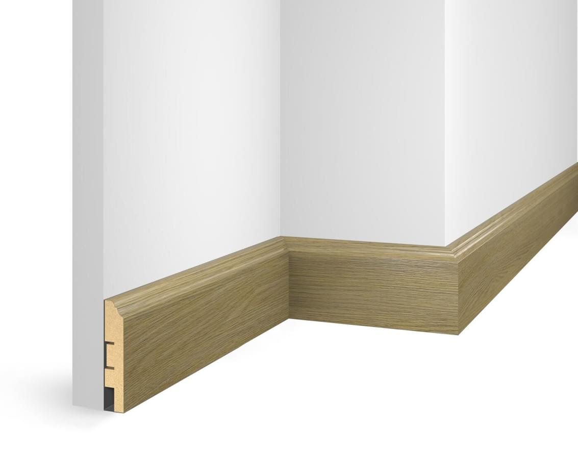 Лепнина Cosca Decor Плинтус ЕP07 NanoFlex Дуб Прованс 8x240x1.6