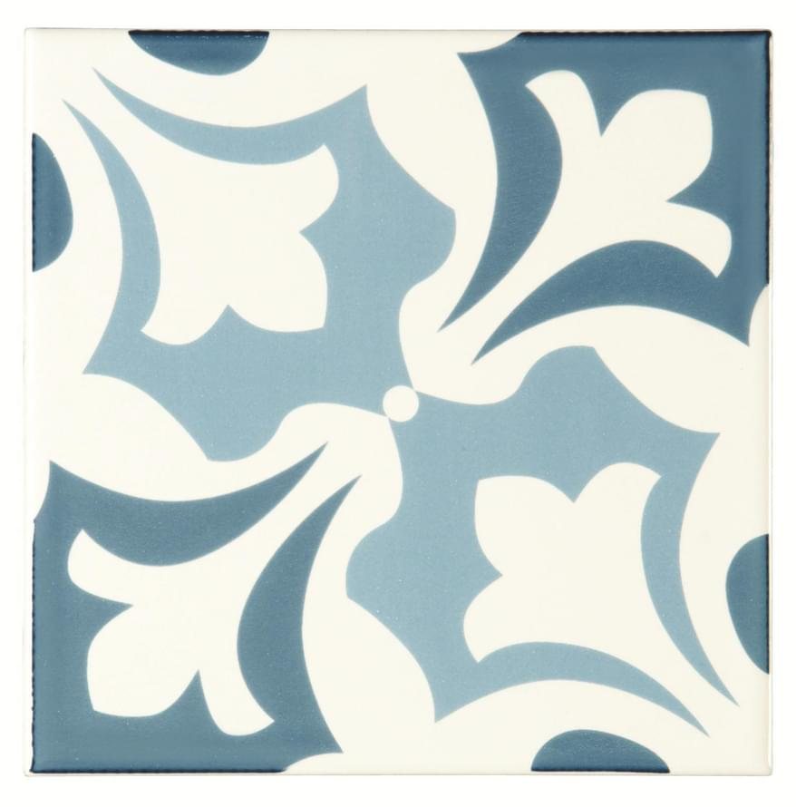 Керамическая плитка Original Style Декор Josette Blue 15.2x15.2